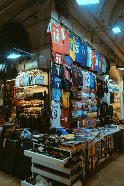 Sports Jerseys and Equipment