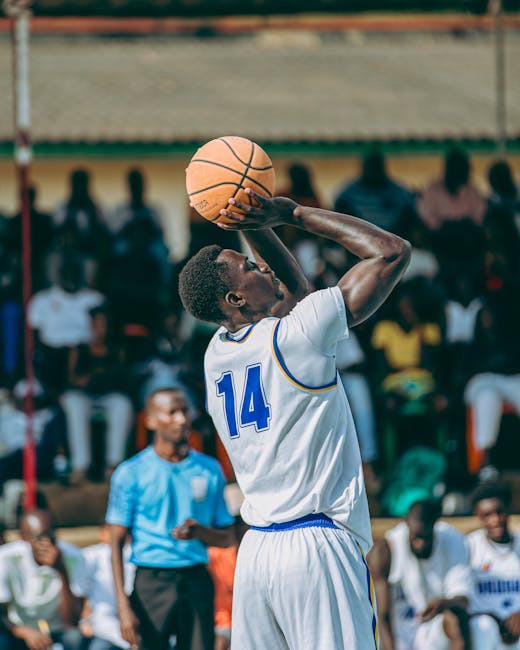 Athlete Number 14 Basketball